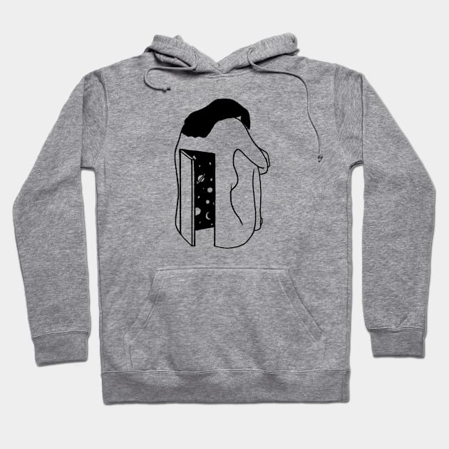 Space Door Hoodie by RicardoCarn